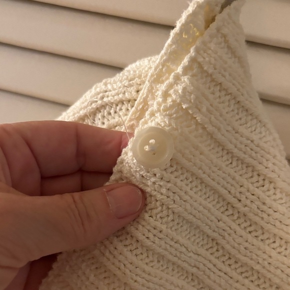 Talbots Convertible Cable Knit Sweater - Picture 4 of 6